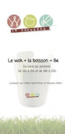 Menu Wok in Progress - Carte et menu Wok in Progress Creteil