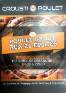 Carte et menu Crousti Poulet Saint-Maur-des-Fossés