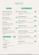 Carte et menu de La Cucina Di Gina à Saint Maur des Fosses — Les entrées, pates et menu bambino, ...