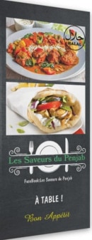 Carte et menu Les Saveurs Du Penjab, Fontenay Sous Bois