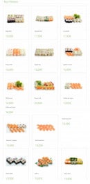 Menu Super sushi - Plateaux