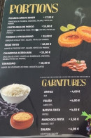 Carte et menu de Butiquim Brasil à Alfortville — Portions et garnitures
