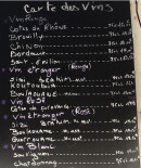 Carte et menu de Le Tigzirt à Alfortville — Carte des vins