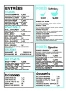 Carte et menu de Poke And Toast à Alfortville — La carte