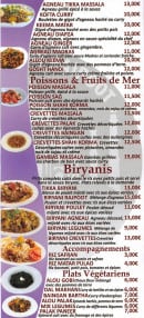 Menu Rajpoot - Biryani 