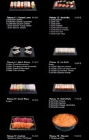 Carte et menu de Sushi plaza à Alfortville — Le plateau 12, plateau 13,...