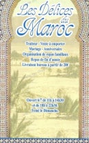 Menu Les délices du maroc - Carte et menu Les délices du maroc Rungis