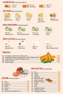 Carte et menu de Tokyo Sushi à Le Perreux sur Marne — Saumon roll, egg maki, maki printemps,...