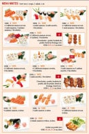 Carte et menu de Tokyo Sushi à Le Perreux sur Marne — Menus mixtes