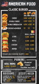 Carte et menu de Brother's Food à Villeneuve Saint Georges — Les burgers, paninis et desserts,..