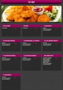 Menu Volcano Pizza - Les tex mex