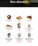 Menu Point B - Les desserts