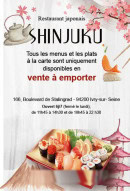 Carte et menu Shinjuku Ivry-sur-Seine