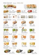 Menu Yami sushi - Les makis neiges, temakis,...