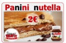 Menu Var'n Burger - Panini nutella