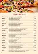 Menu Cirillo - Les pizzas