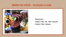 Menu Tupinambá - Formule a midi