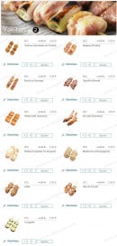 Menu Zen Shushi - Les Yakitoris