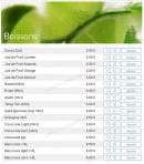 Menu Zen Shushi - Les Boissons