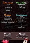 Menu African Doumouni - Les extra sauces, desserts et boissons, ...