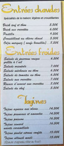 Menu Chez Léon - Les entrées