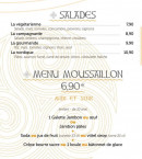 Menu Le triskel - Les salades et menu enfant