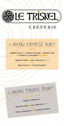 Menu Le triskel - Les menus