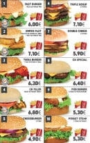 Menu Chicken's king - Formules burgers 