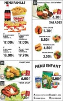 Menu Chicken's king - Menus et salades