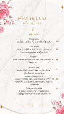 Carte et menu de Fratello à Le Kremlin Bicetre — Pizzas