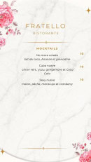 Carte et menu de Fratello à Le Kremlin Bicetre — Mocktails