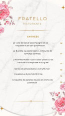 Carte et menu de Fratello à Le Kremlin Bicetre — Entrées