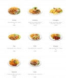 Menu L'épicuroi - Les assiettes