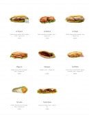 Menu L'épicuroi - Les sandwiches page 2