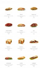 Menu L'épicuroi - Les sandwiches