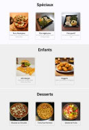 Carte et menu de La Petite Française à Villeneuve le Roi — Les spéciaux, enfants et desserts