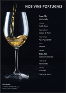 Menu Le Palace - Les vins  Portugais