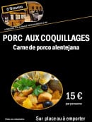 Menu O'braseiro - Le porc aux coquillages