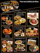 Menu O'braseiro - Les buffets de fêtes