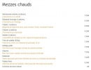 Menu Beitna - Les mezzes chauds