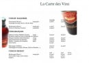 Menu Le méditerrannée - Les vins 