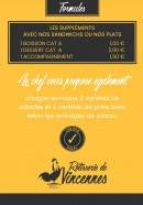 Carte et menu de Rôtisserie de Vincennes à Vincennes — Les formules