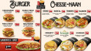 Menu Le Fifties - Les burger, cheese-naan