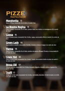 Carte et menu de Graziella à Joinville le Pont — Les pizze