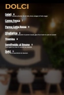 Carte et menu de Graziella à Joinville le Pont — Les dolci
