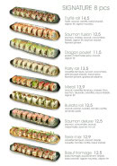 Menu Aïko - Les signatures
