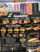 Menu Ben's food - Les tacos, assiettes et tex mex,..