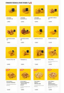 Menu Five Pizza Original - Finger food et five fries