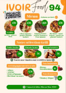 Carte et menu de Ivoir Food 94 à Villiers sur Marne — Les menus