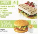Menu La Scala - paninis et cheese burger